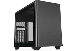 ‎COOLER MASTER Cooler Master MasterBox NR200P V2 Obudowa PC Mini-ITX - Szklany Panel Boczny, Pionowy Układ GPU, Kabel PCIe 4.0 x16 Riser, Dostęp 360° Bez Narzędzi, Wentylator 120 mm PWM, USB 3.2 Gen 2x2 typu C
