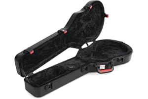 Gator Cases Flight Case moulé pour guitare électrique Les Paul avec loquet de verrouillage approuvé par la TSA; (GTSA-GTRLPS)