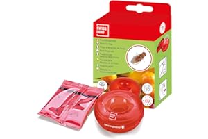 SWISSINNO Piège à Mouches des Fruits avec appât naturel, non toxique et propre. Respect de l'environnement. Sans danger pour enfants et animaux de compagnie. Fabriqué en UE.
