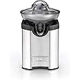 Cuisinart CCJ210E Spremiagrumi Elettrico 100 W, Acciaio Inox, Funzione Centrifuga e Sistema Salva Goccia