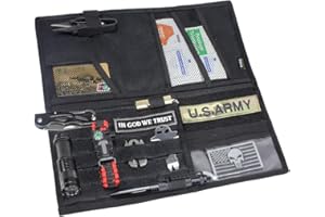 Wynex Truck Visor Panel Organizer für Pickup F150, Großer Molle Visor Panel Träger Tactical Sun Visor Holder