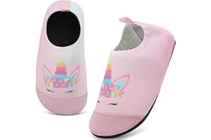VOLHAL Hausschuhe Kinder Junge Leichte Rutschfeste Indoor Pantoffeln Mädchen Weich barfuss für Lauflernschuhe Kindergarten Slippers