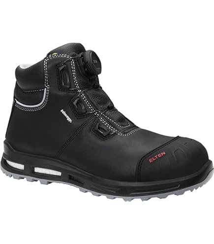 ELTEN Veiligheidsschoenen NIKOLA red Mid ESD S2, dames, business, elegant, rood, stalen neus - maat 37