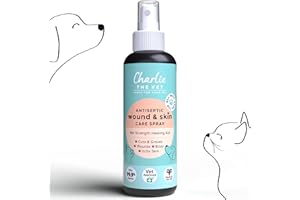 Charlie The Vet Antiseptic Wound & Skin Care Spray (100ml) | Award-Winning | Stops Itching, Fights Infection, Heals Fast | Safe, Non-Stinging, Natural | Veterinary Strength for Dogs, Cats & Pets