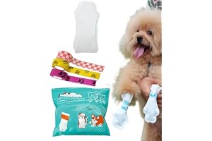20 PCS Dog Disposable Foot Cover, Dog Shoes, Shoes for Dogs, Dogs Socks, with 3 Rolls Bandages, Waterproof Paw Protectors, Ideal for Outdoor Walking, Bad Weather Protection