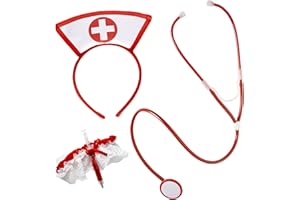 WIDMANN "NURSE SET" (headpiece, garter with syringe, stethoscope) -