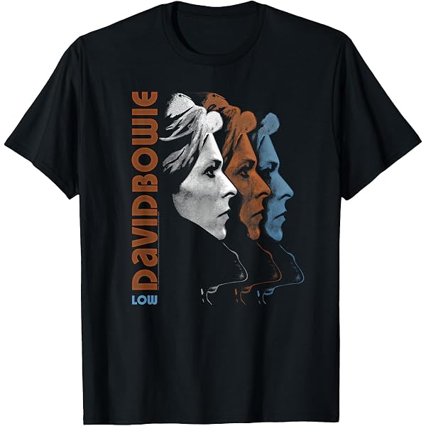 David Bowie Men's Station To Station Tall T-Shirt - Officially Licensed Band Tee