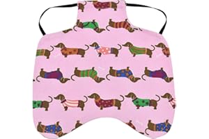 Sparklenut Hühnersattel Tretschutzweste,Doppelte Verdickung Warnweste für Hühner, Kleidung Geflügelenne Sattel Schürze Halter ,Für Huhn Und Ente Rückenschutz Jacke (Dachshund)