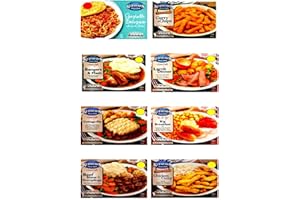 GENERIC Kershaws Healthy 8 Pack Ready Meal Combo Bundles (Spaghetti Bolognese/Curry & chips/Bangers & Mash/Lamb dinner/Cottage pie/All day big breakfast/Beef stew dumplings/Chicken curry)