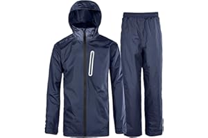 igeekwell gabardina masculina de manga larga traje de nieve impermeable y a prueba de viento gabardina gabardina gabardina gabardina gabardina gabardina + pantalones de lluvia