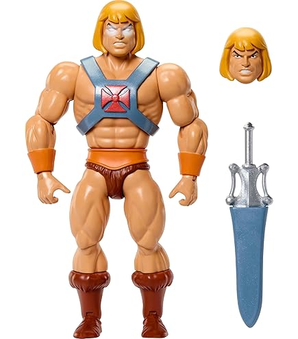 Masters Of The Universe Origins – Le Maître D’Armes Duncan – Figurine Articulée 14 Cm Avec Armure Amovible Et Accessoires