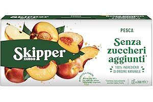 Zuegg Skipper Bevanda a Base di Pesca e Mela, Confezione da 3 x 200ml