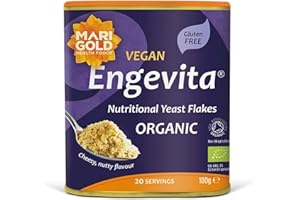 MARIGOLD HEALTH FOODS Marigold Vegan Engevita Nutritional Yeast Flakes Organic, 100g