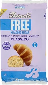 Bauli FREE - Croissant Senza Zuccheri Aggiunti 5 Pz - 185 gr
