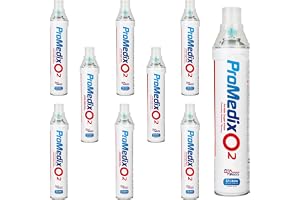 9x Promedix 12L bärbar 99,4% syrgasinhalator på burk, PR-994