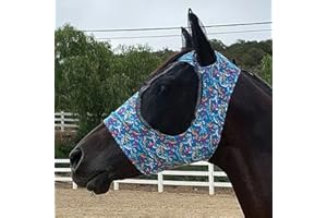 PROFESSIONAL'S CHOICE Professional´s Choice Comfort Fit Lycra Fliegenmaske "BONES" Größe: M (Cob)