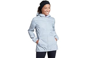 Mountain Warehouse Dashing Womens Reflective Jacket - Water Resistant, Multiple Pockets, Underarm Vents, 360 Cycling Jacket – Ideal For Walking & Running