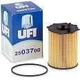 UFI Filters Filtro Olio 25.034.00 – Ricambio Per Auto Chrysler, Fiat, Jeep E Mini – Dimensioni: 72x82 Mm