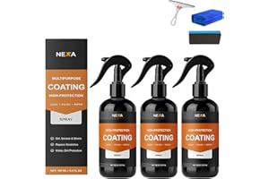 LEXTEX Nexa Scratch Remover, Turbo Shine Nexa, Spray de peinture automobile 3 en 1 haute protection rapide, Spray de réparation des rayures, Réparation rapide, Cire, Polissage, Revêtement, Nettoyage, Haute p
