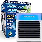 ARCTIC AIR PURE CHILL 2.0 - Portable Air Conditioner - Cools and moistens the air in the room - Quiet and Lightweight - Ideal