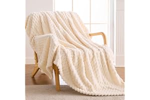‎VIELIT Vielit Kuscheldecke Flauschig 150x200 cm – Ultraweiche Fleecedecke für Couch & Sofa, Warme Wohn- & Kuscheldecke, Leichte Sofadecke, Gemütliche Couchdecke, Atmungsaktiv & Pflegeleicht Decke Beige