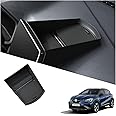 Ruiya Captur 2 Pcs Behind Screen Storage Holder for Captur Accessories 2020-2024 Console Organizer Storage Box Compatible with 9.3" Renault Captur 2 Hybrid E-Tech 2020-2023 2024 [Not for 10.4"]