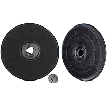 SPARES2GO Kohlefilter EFF57 – 230x20 Mm, 2er Pack, Kompatibel Mit Zanussi Dunstabzugshauben
