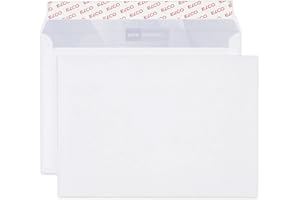 Elco 32882 Boite de 500 enveloppes sans fenêtre Format C5 Blanc