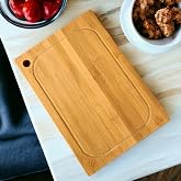 Deconox Bambu Kesme Tahtası Antibakteriel Yıkanabilir Doğrama Tahtası Dikd&ouml;rtgen 32x22 CM Orta Boy (172)