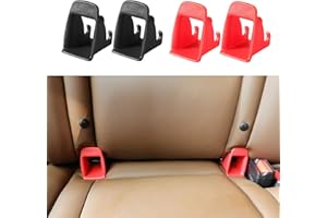 DOUKESH Adaptateur Isofix, Systèmes de Fixation pour Sièges de Voiture, ISOFIX Aides D'installation, Adaptateur Isofix Universel pour Siège Auto Enfant avec Connecteur de Ceinture de Sécurité, 4 Pièces