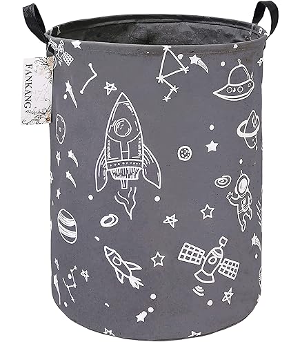 HUNRUNG Wasmand hamer, grote canvas stof, lichtgewicht opbergmand, speelgoedorganizer, vuile kleding, opvouwbaar, waterdicht voor collegekamers, kinderkamers, badkamers (roze kanten dansschoenen
