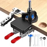 XUNTOP Hide Hinge Jig 35mm Jig Hidden Hinge with Allen Key Hinge Hole Punch | Precision door hinge tool for wooden furniture