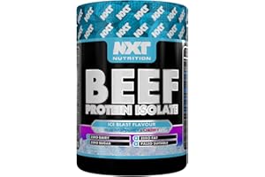 NXT NUTRITION NXT Beef Protein Isolate 540g - High Protein Powder in Natural Amino Acids - Paleo, Keto Friendly - Dairy and Gluten Free | 540g (Ice Blast)