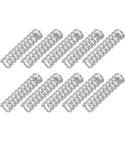 1 Stk Druckfeder Spiralfeder Schwarz 65Mn Federstahl Drahtstärke 0,3mm
