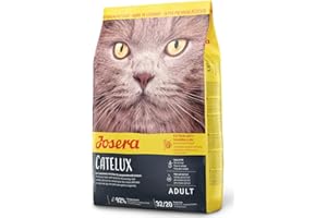 JOSERA Catelux, karma dla kotów z efektem antygrzybiczania włosów, super sucha karma dla dorosłych kotów, 1 opakowanie (1 x 2 kg)
