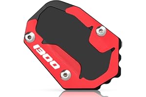 TREONK Moto Piastra Estensione per Cavalletto Laterale Per R1300GS R 1300 GS 2023 2024(Rosso)