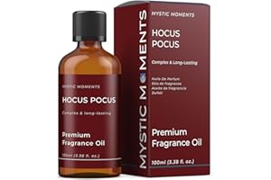 ‎MYSTIC MOMENTS Mystic Moments | Hocus Pocus Fragrance Oil - 100ml - Perfect for Soaps, Candles, Bath Bombs, Oil Burners, Diffusers and Skin & Hair Care Items