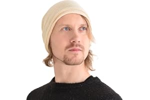 CHARM Casualbox 100% Seda Gorros Beanie Natural Quimio Sombrero Sensible Piel Grande Desgarbado