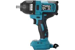 HEIMERDINGER 1/2 Inch Cordless Impact Wrench for Makita 18V Battery - Brushless High Torque Electric Power Impact Gun,2300RPM for Car/Truck Tires & Heavy Duty Jobs (800N.m Impact Wrench)