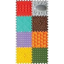 Funny-Steps Sensorisch orthopedisch speeltapijt voor kinderen Super Mix (10 puzzel-bospaden
