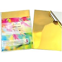 Evergreen Goods™ 10 x A4 bedrukbare metallic gouden vinyl stickeretiketten | Inkjet en laserwaterdicht | Zelfklevende zelfklevende achterkant | Thuis afdrukken - Stickers maken, kerstcadeaus en
