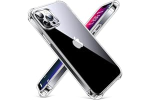 CANSHN Przezroczyste Etui do iPhone 13 Pro 6,1 Cala, [Nie Żółknąca] Odporna na wstrząsy Obudowa Telefonu z Twardym Tyłem i Miękkimi Zderzakami TPU Obudowa do iPhone 13 Pro 6,1" - Clear