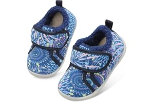 JOINFREE Baby Girl First Walking Shoes Anti-Slip Plush Baby Boys Slipper Shoes Cozy Toddlers Shoes