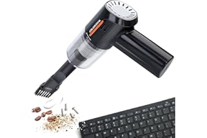 ColorCoral Vacuum Dust Cleaner Rechargeable Computer Vacuum Keyboard Cleaner for Keyboard Dusting Portable Mini Vacuum Cleaner for Car Interior Detailing Home and Office Dust Cleaning