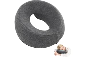 Tutamaz massage-ansiktskvaggningskudde, massage nackstöd för säng, U-formad hålkudde, ansiktskudde med hål, för massagesäng, för spa salong massagesäng kontor