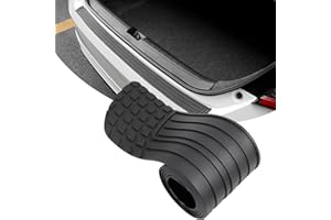 XIANSINI Car Rear Bumper Protector,Universal Flexible Bumper Guard Strip,Anti-scratch Rear Bumper Protector Cover,Anti-Scratch Rubber Rears Bumper Guard,Car Exterior Accessories for Cars Pickup Truck SUV