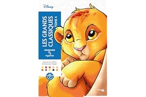 Coloriages mystères Disney - Les Grands classiques Tome 4