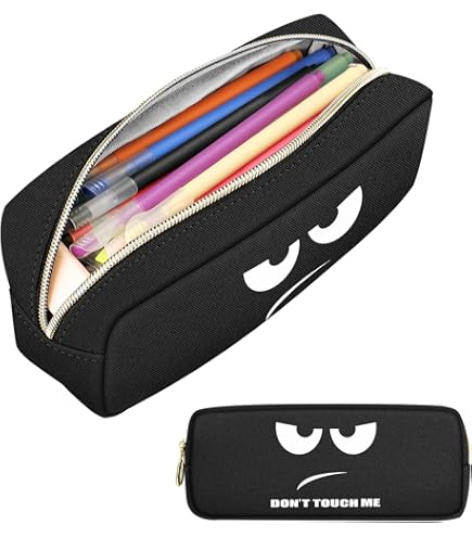 Snoopy Trousse À Crayons Avec Fermeture Éclair Pour Étudiants Rose-Noir[x12127