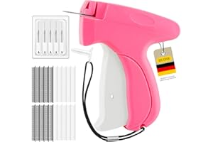 BS ONE Stitch Gun for Clothes,Stitch Gun for Clothes Sewing Micro Stitchy Quick Clothing Fixer Gun for Tagging/Sewing/Hemming/Stitching Fixing,Tagging Gun with 4000 pcs Fasteners & 6 Needles