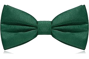 MAIANY Papillon Uomo, Regolabile Con Gancio Papillon Pre-legati in Tinta Unita Per Bambini Adulto Cravatta A Farfalla Già Annodato in Diversi Colori Per Feste Matrimonio Natale Fantasia